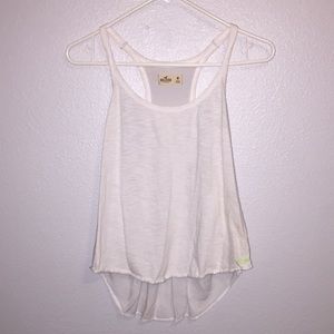 white flowy tank